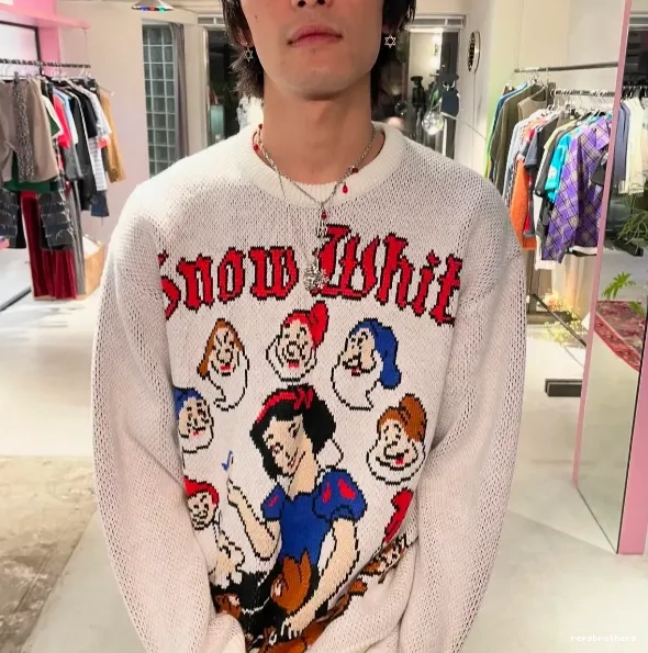 Sweater WHITE White Snow SNOW 24FW SWEATER 0721